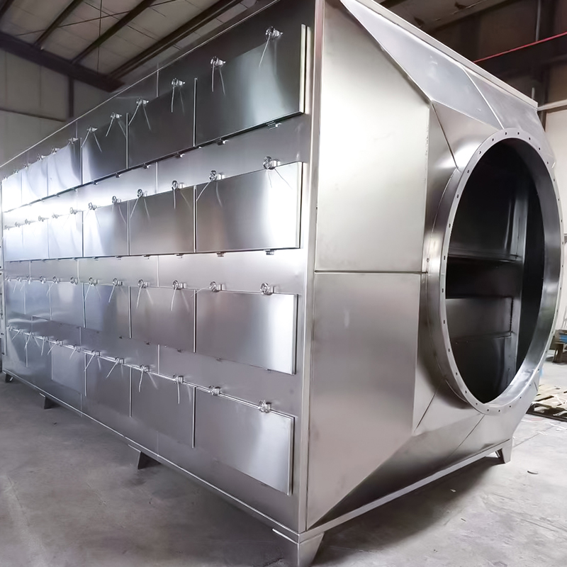 Structura sertarului cutiei de adsorbție cu carbon activ din oțel inoxidabil 304