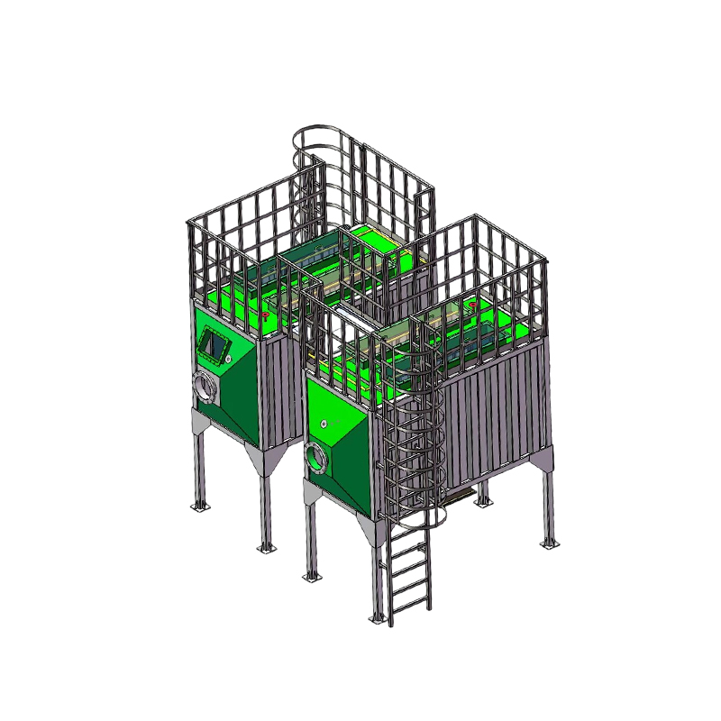 Cutie de adsorbție din oțel carbon cu încărcare superioară și încărcare laterală inferioară